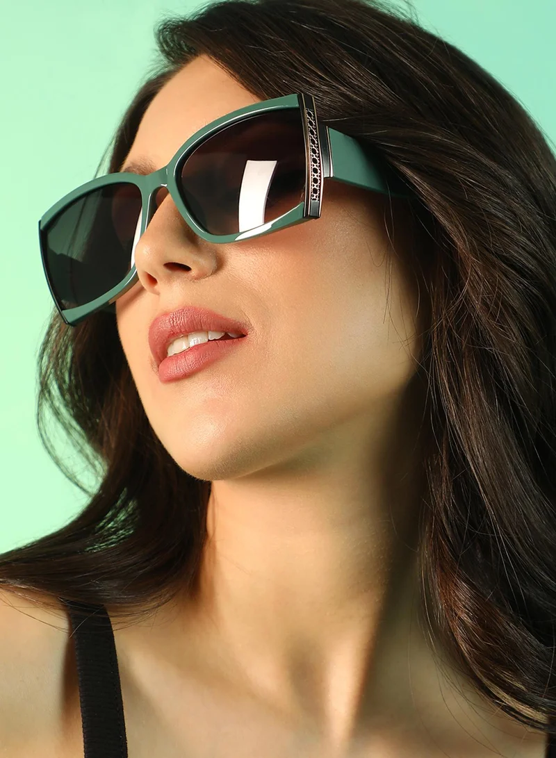 صوص هاوت Block Rectangular Sunglasses
