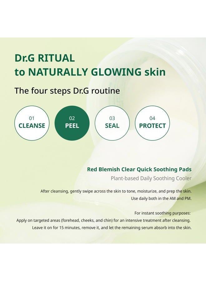 Dr. G Red Blemish Clear Quick Soothing Pads, Pack of 70 - Image 5