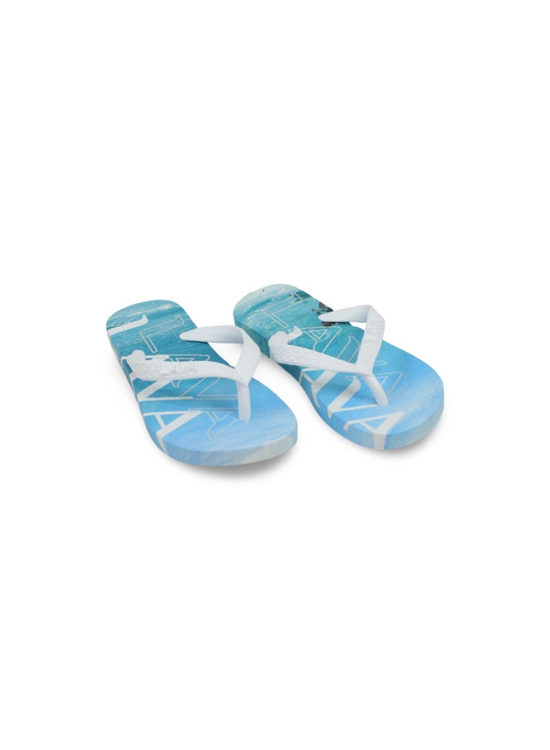 Exit Girls Rubber Slippers – White Lava - Image 1