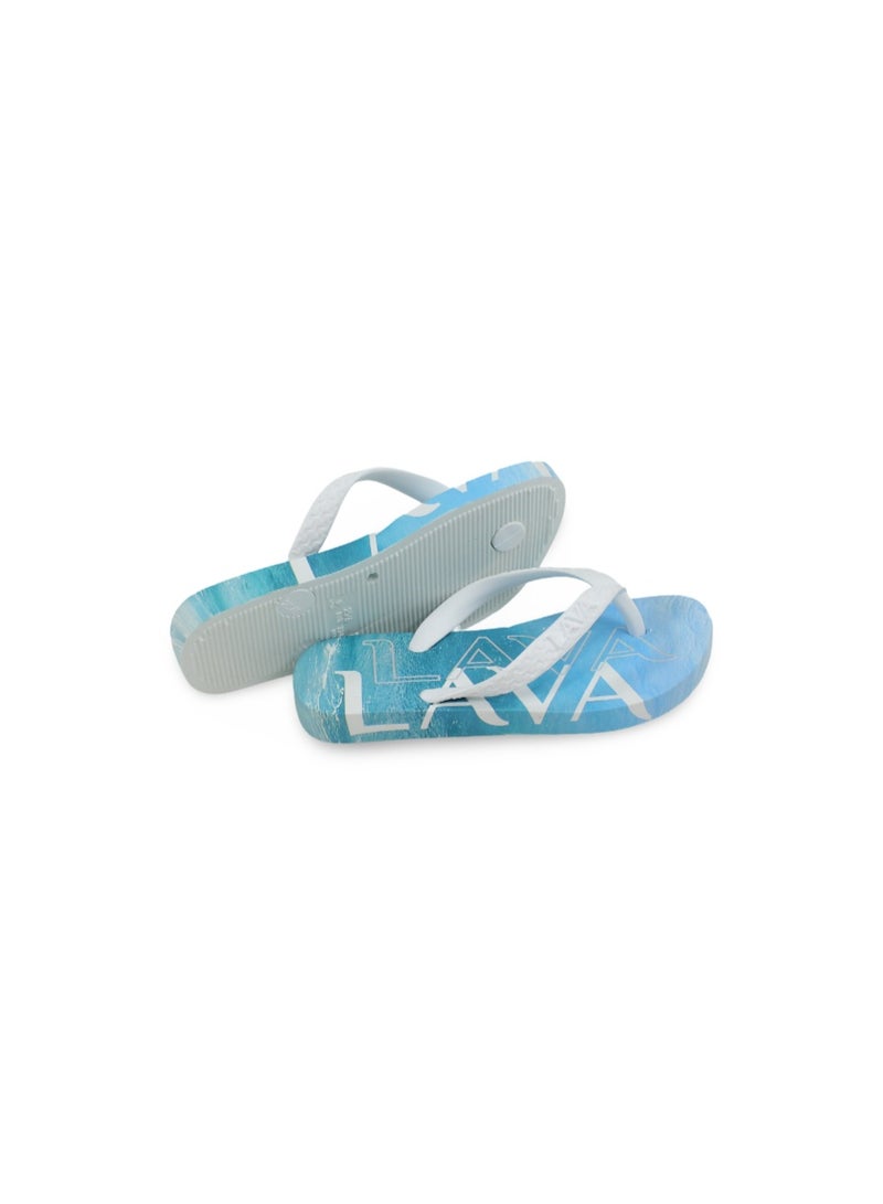 Exit Girls Rubber Slippers – White Lava - Image 3