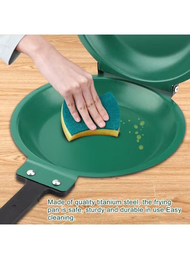 ECLux This double-sided non-stick frying pan is perfect for making pancakes, omelets, and bacon.  Suitable for both kitchen cooking and outdoor grilling, it's an excellent gift choice for Ramadan and the New Year. - Image 5