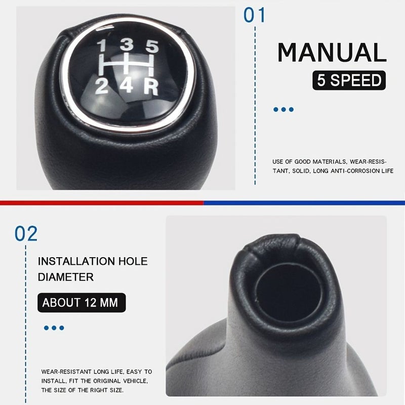 For Ford Focus MK1 1998-2005 5 Speed Gearshift Head Shifter Lever Shift Knob Auto Parts - Image 3