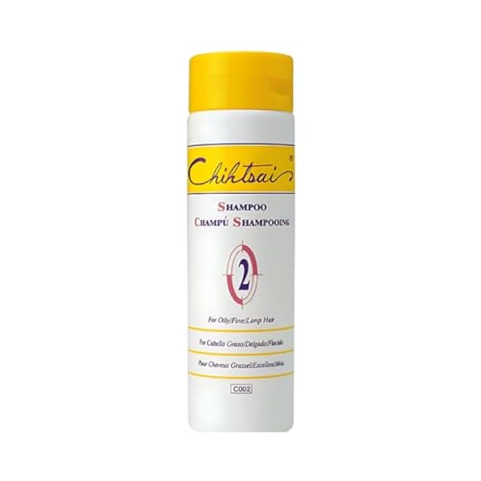 Chihtsai No.2 Shampoo for Oily/Fine/Limp Hair (8.3oz/250ml) - Remove excess sebum & impurities, Balance oil secretion, Adds volume without weight - Image 1