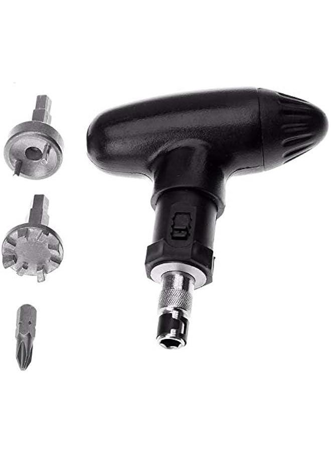 Arabest - Stainless Steel Golf Spike Wrench with Ratchet Action and Plastic Handle for Easy Removal and Adjustment of Cleats - Durable Tool Set for Replacing and Ripping Out Old Spikes - Shoe Maintenance Aid - Image 1