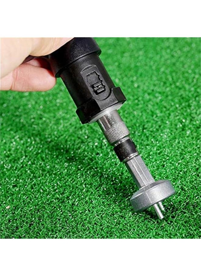 Arabest - Stainless Steel Golf Spike Wrench with Ratchet Action and Plastic Handle for Easy Removal and Adjustment of Cleats - Durable Tool Set for Replacing and Ripping Out Old Spikes - Shoe Maintenance Aid - Image 1