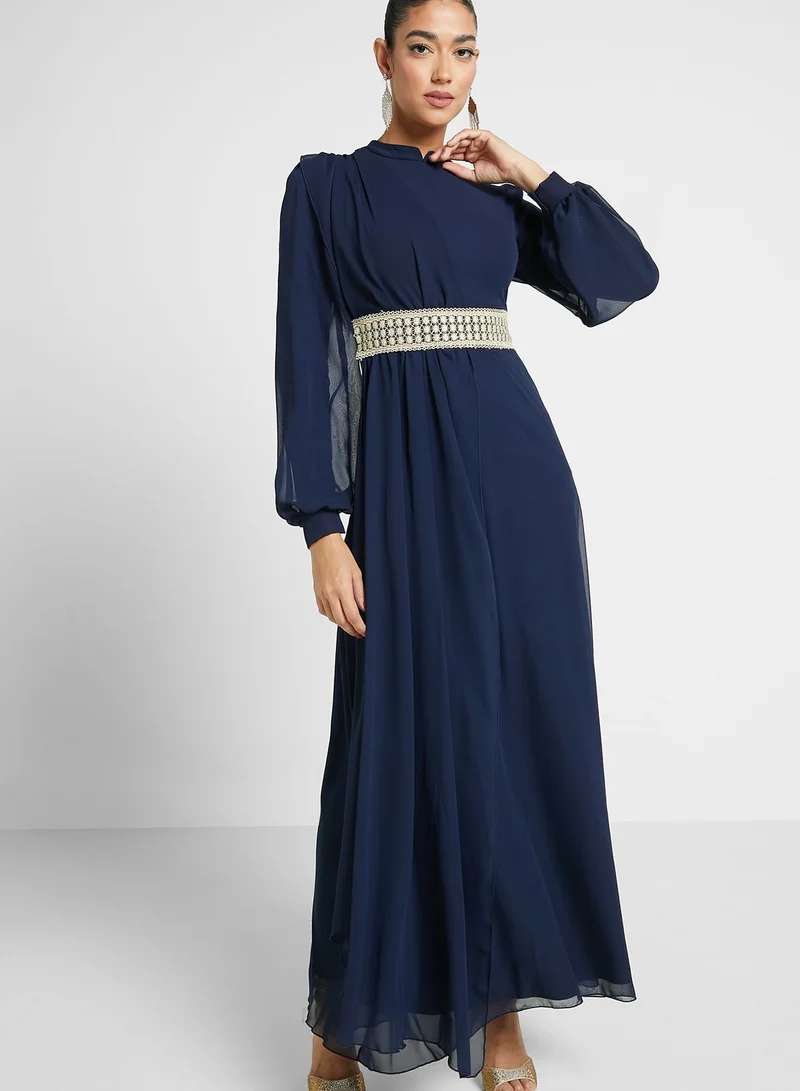 Khizana Chiffon A-Line Dress