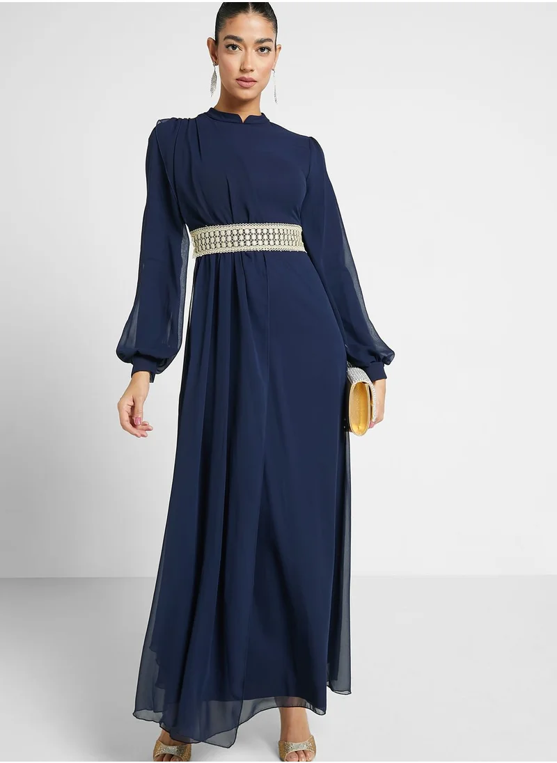 Khizana Chiffon A-Line Dress