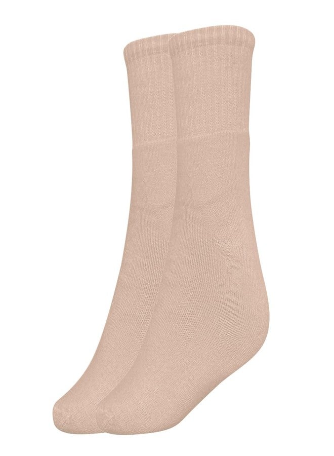 MUKHAKSH (Pack of 1 Pair = 2 Socks Boys Winter Woolen Warm Beige Ankle Length Socks - Image 1