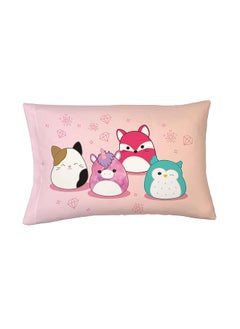 Franco Squishmallows Bedding Silky Satin Standard Beauty Silky Satin Standard Reversible Pillowcase Cover 20X30 For Hair And Skin Officially Licensed Product  - Image 1
