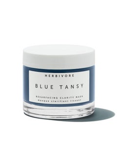 HERBIVORE HERBIVORE Blue Tansy BHA & Enzyme Pore Refining Mask - Naturally Clarifies Acne, Blemishes & Redness, Vegan & Cruelty-Free, 60 mL / 2.02 oz  - Image 1