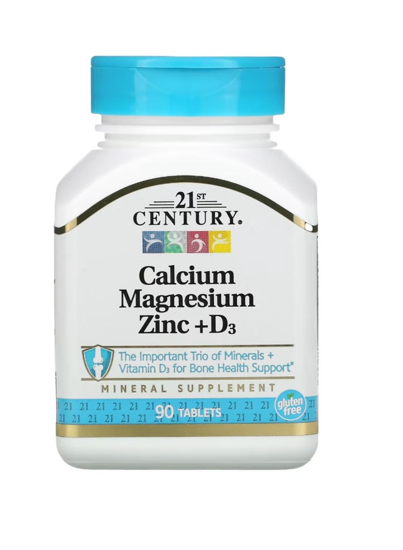 القرن الحادي والعشرون كالسيوم ومغنيسيوم وزنك + د3 90 قرصًا - Image 1