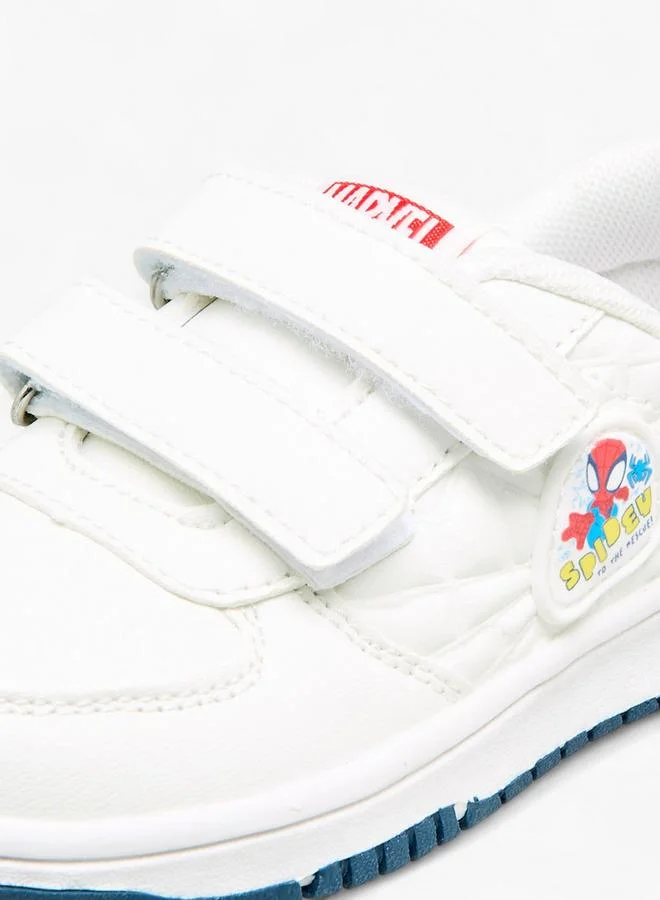 MARVEL WHITE Boys Spider-Man Applique Hook and Loop Sneakers for Men | Best Price UAE