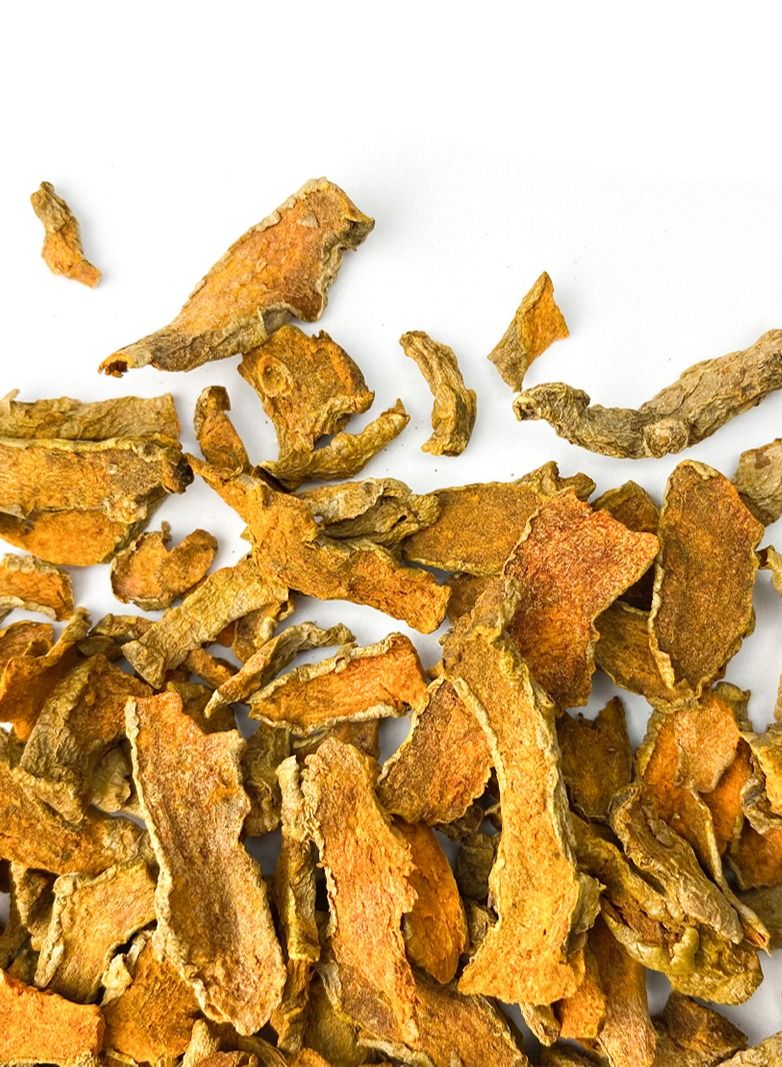 Tealand Herbal Tea Sliced Dry Turmeric Malty and Rich 100% Natural Ingredients Antioxidants Rich Helps Destress Soothing & Calming Tisane 100g - Image 2