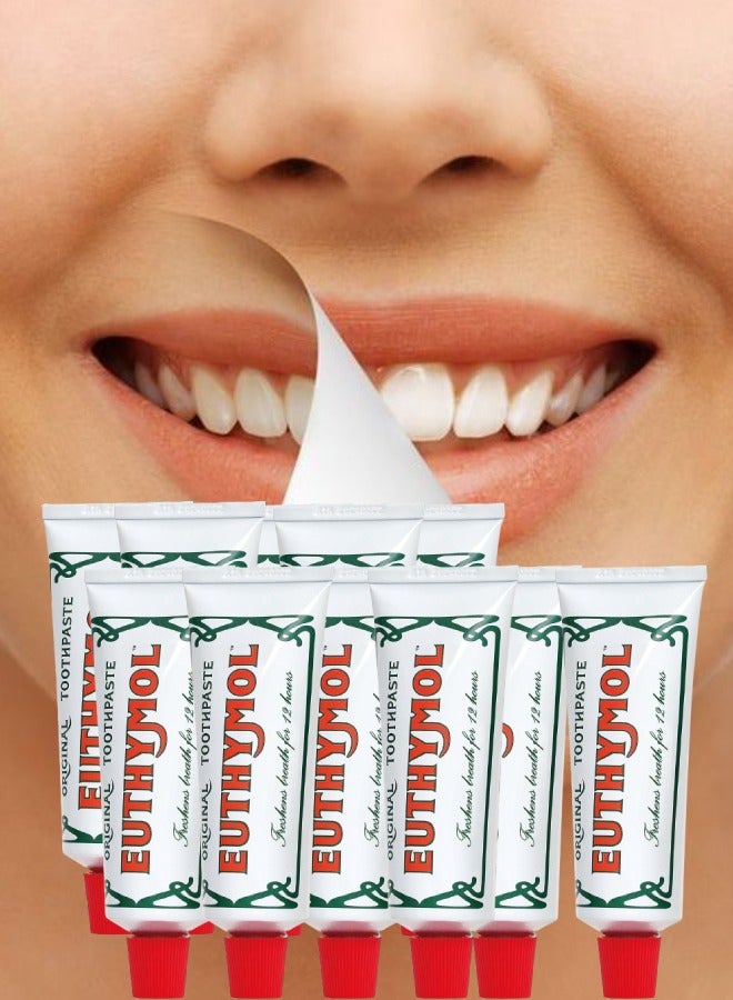 يوثيمول 11 قطع معجون أسنان ايوثيمول الأصلي 75مل - Image 1