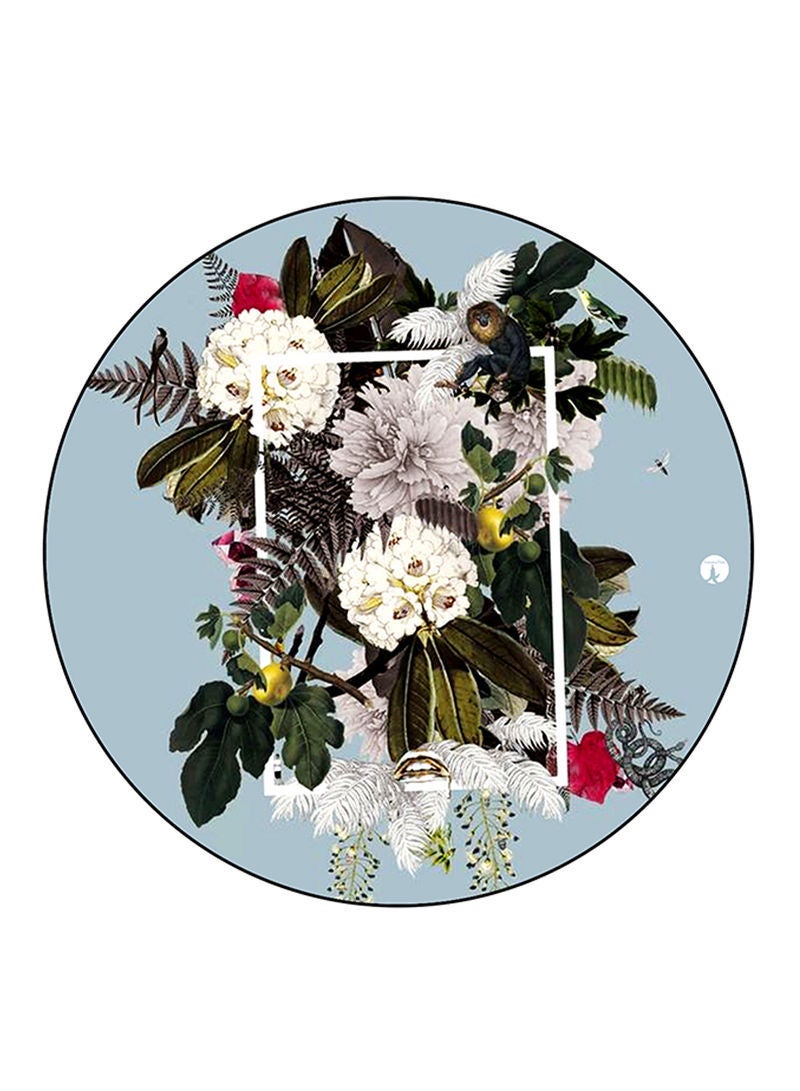 RKN Flowers Printed Mouse Pad  Multicolour