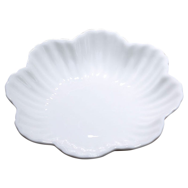 Flower Ceramic Plate Decorative Food Plate Ceramic Plate Flower Shaped Food Serving Plate - Image 5