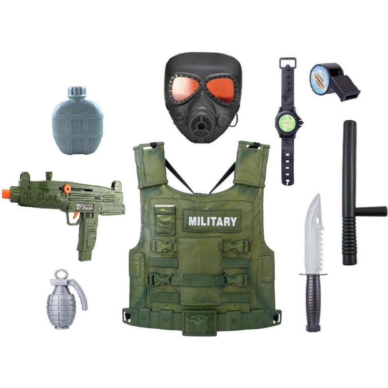 Military Action Play Set Modern Weapons with Accessories - HSY-035 - Image 2