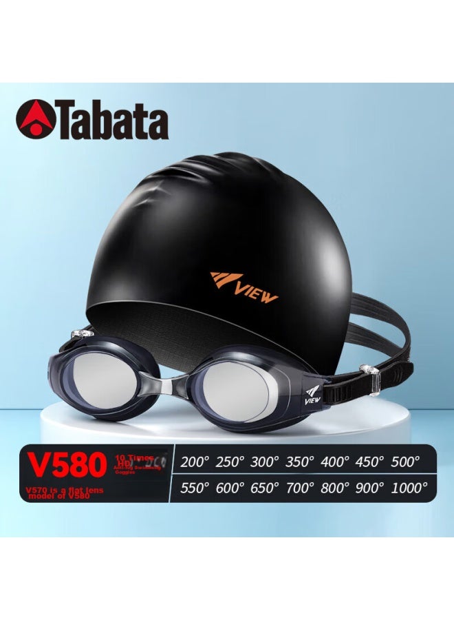 View High Myopia Swimming Goggles, Waterproof, 10x Anti-fog, Hd Clear, For Men And Women, Diving Equipment, Casual Swimming Gl V580asa - Image 1