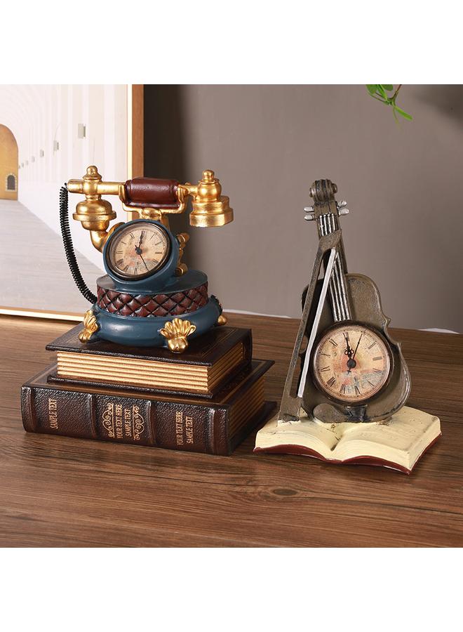 الأزرق جي دبليو زخارف الهاتف الرجعية على الطراز الأوروبي ، غرفة المعيشة الشخصية ، بار ، مقهى ، زخرفة سطح المكتب ، نموذج الدعائم - Image 4