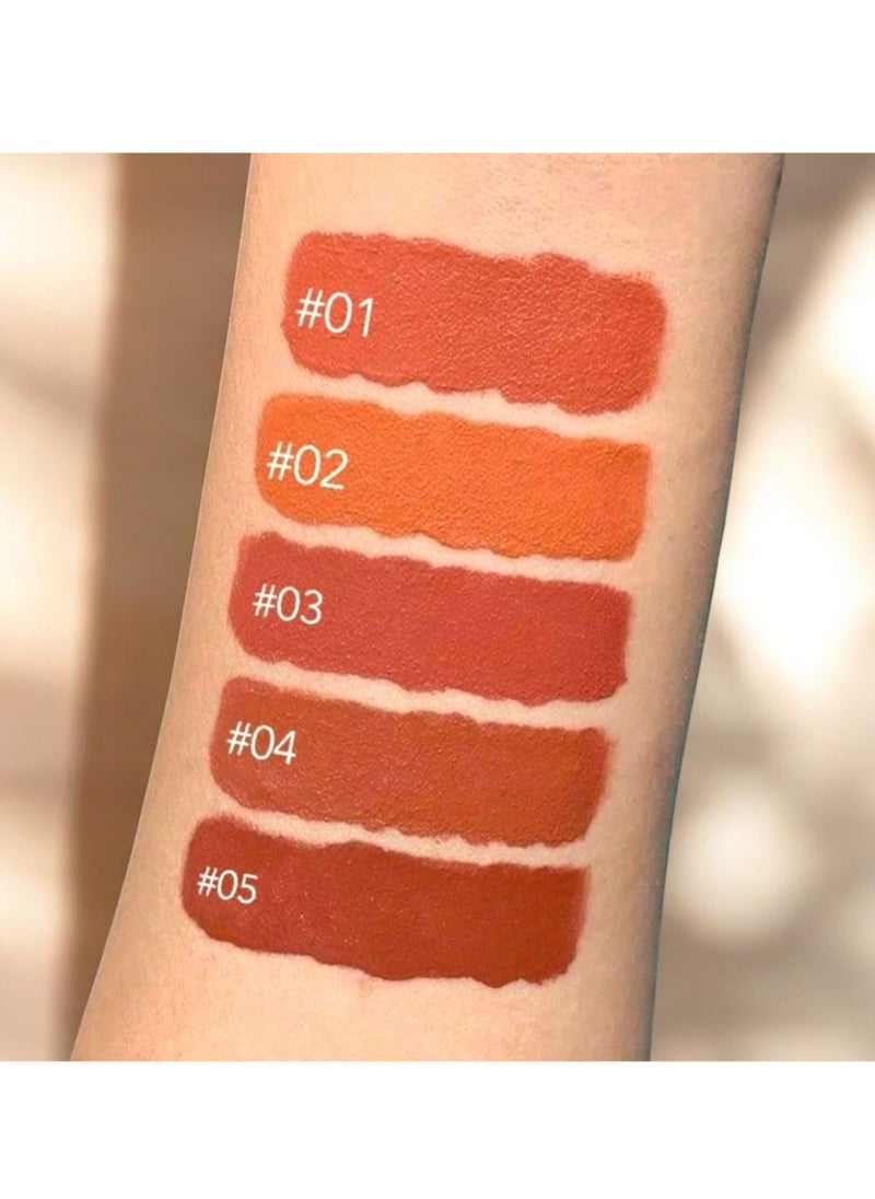 TEAYASON - Teayason Mini Matte Lip Gloss Set of 5 ( Travel Size ) 2 ml × 5 pcs - Image 1