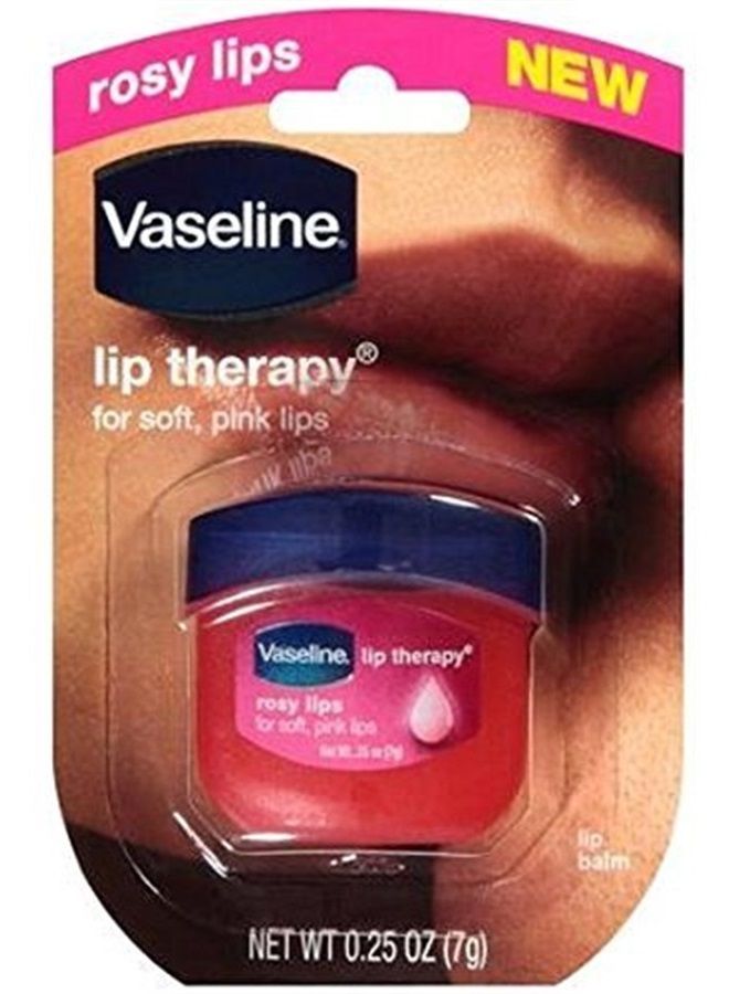 Vaseline Lip Therapy Bundle - Creme Brulee, Rosy Lips & Cocoa Butter, 0.25 Ounce (Pack of 3) - Image 1