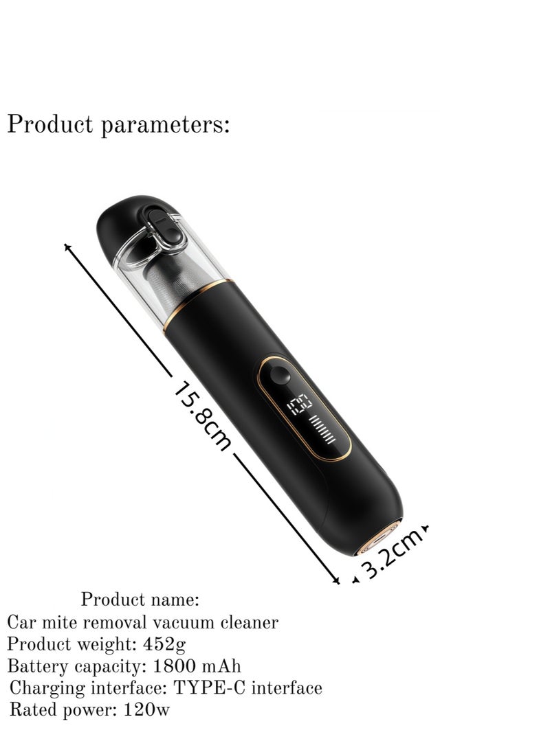 Beautiful New Handheld Vacuum Cleaner for Car Use, Small Home Use, High Suction, Brushless Motor, Portable Vacuum Cleaner - Image 2