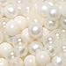 Realhaha Ball Pit Balls 100 Play Balls Plastic Balls for Baby Girls Toddlers Kids Play Tent Pool Playhouse Playpen Party Decoration Beige - Image 3