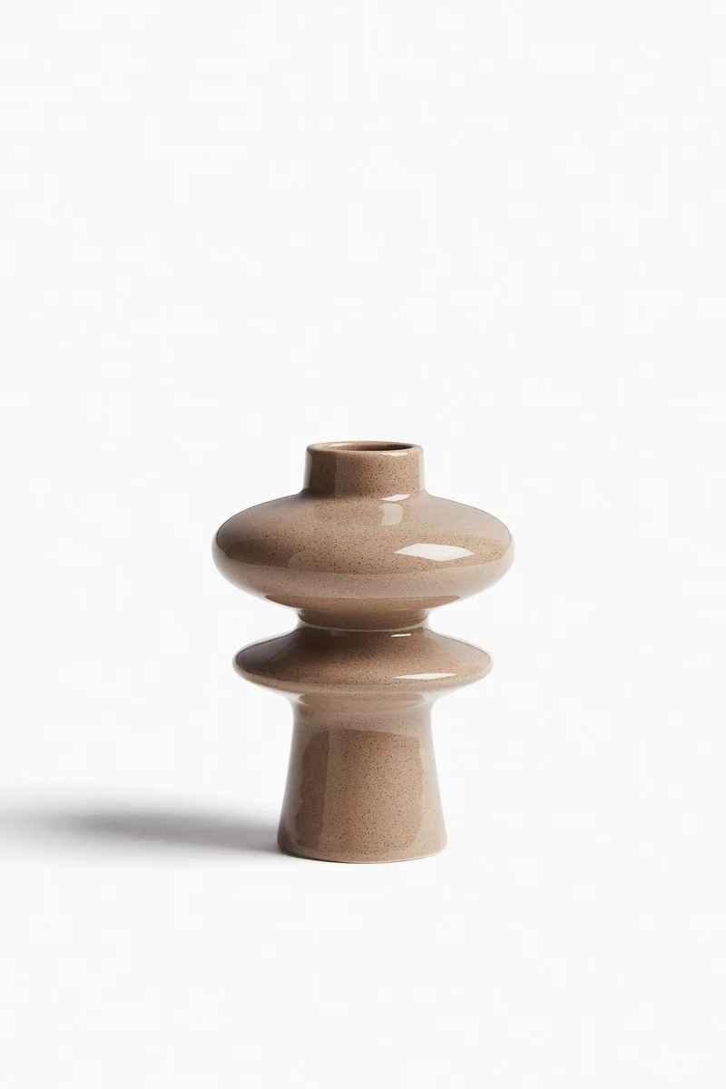 H&M Extra-small tiered stoneware vase
