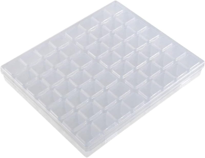 56 Grids Nail Art Storage Box Multi-Functional Organizer for Nail Supplies Design Detachable Compartments for Professionals and DIY Enthusiasts - Image 1
