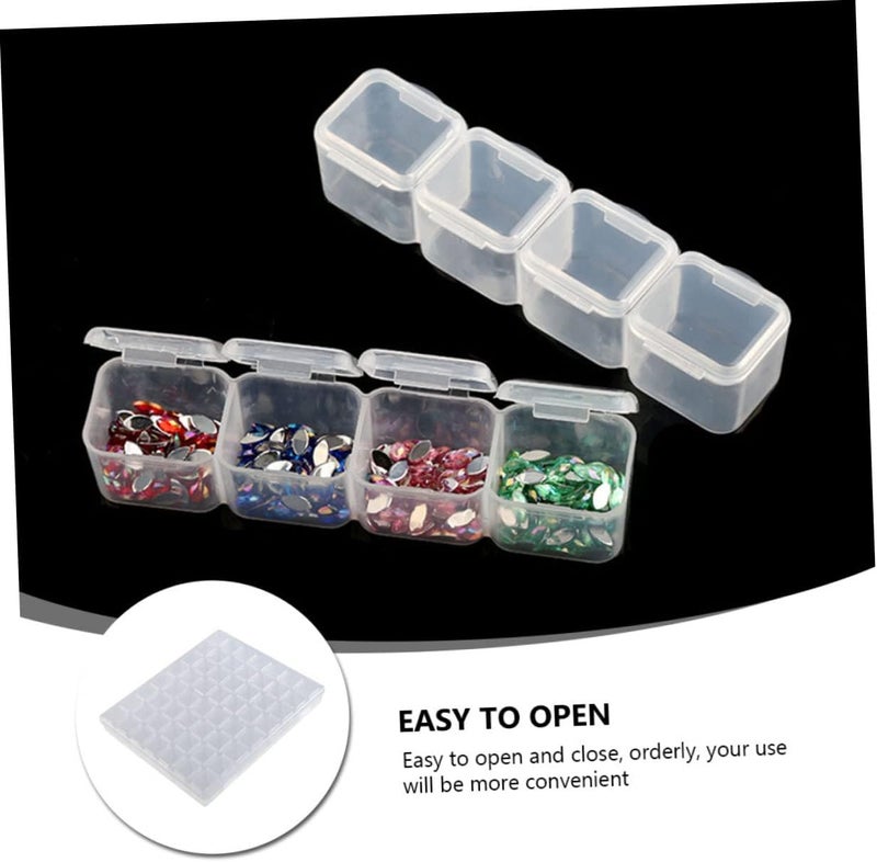 56 Grids Nail Art Storage Box Multi-Functional Organizer for Nail Supplies Design Detachable Compartments for Professionals and DIY Enthusiasts - Image 5