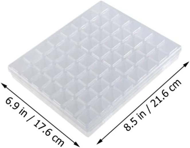 56 Grids Nail Art Storage Box Multi-Functional Organizer for Nail Supplies Design Detachable Compartments for Professionals and DIY Enthusiasts - Image 2
