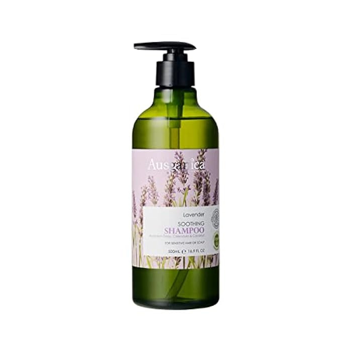 Lavender Soothing Shampoo with Argan Oil & Aloe Vera, 500ml/16.9 Fl. Oz.