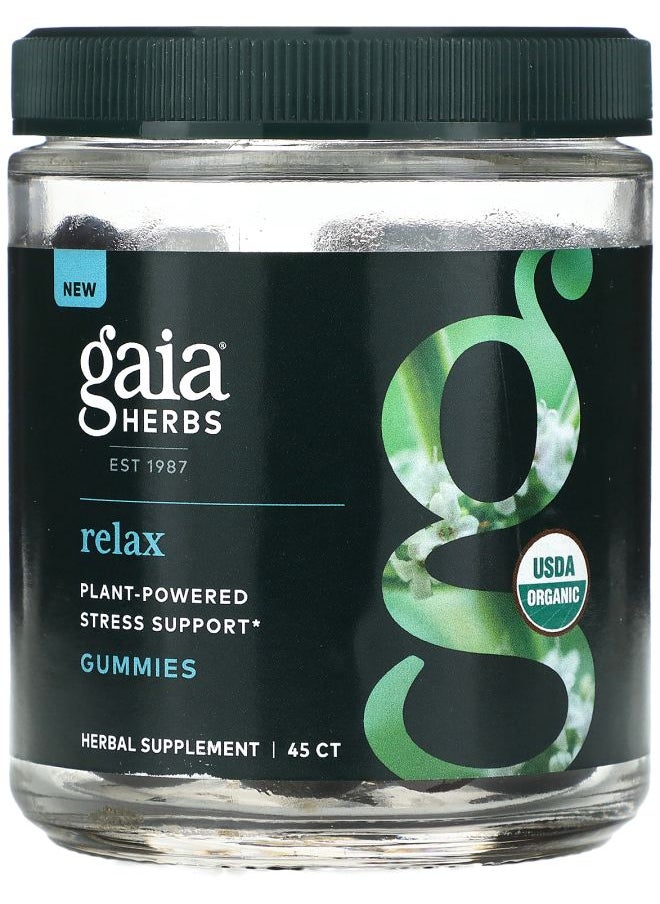 Gaia Herbs Relax 45 Gummies 