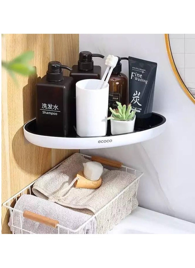 إيكوكو - رف ركنه ماركه ecoco ركنه متعدده الاستخدام بدبل فيس للشور ف الحمام وممكن للبرطمانات ف المطبخ يعني انتي واستخدامك ليها شيك جدا ومقاس كبير - Image 1