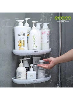 إيكوكو رف ركنه ماركه ecoco ركنه متعدده الاستخدام بدبل فيس للشور ف الحمام وممكن للبرطمانات ف المطبخ يعني انتي واستخدامك ليها شيك جدا ومقاس كبير  - Image 3