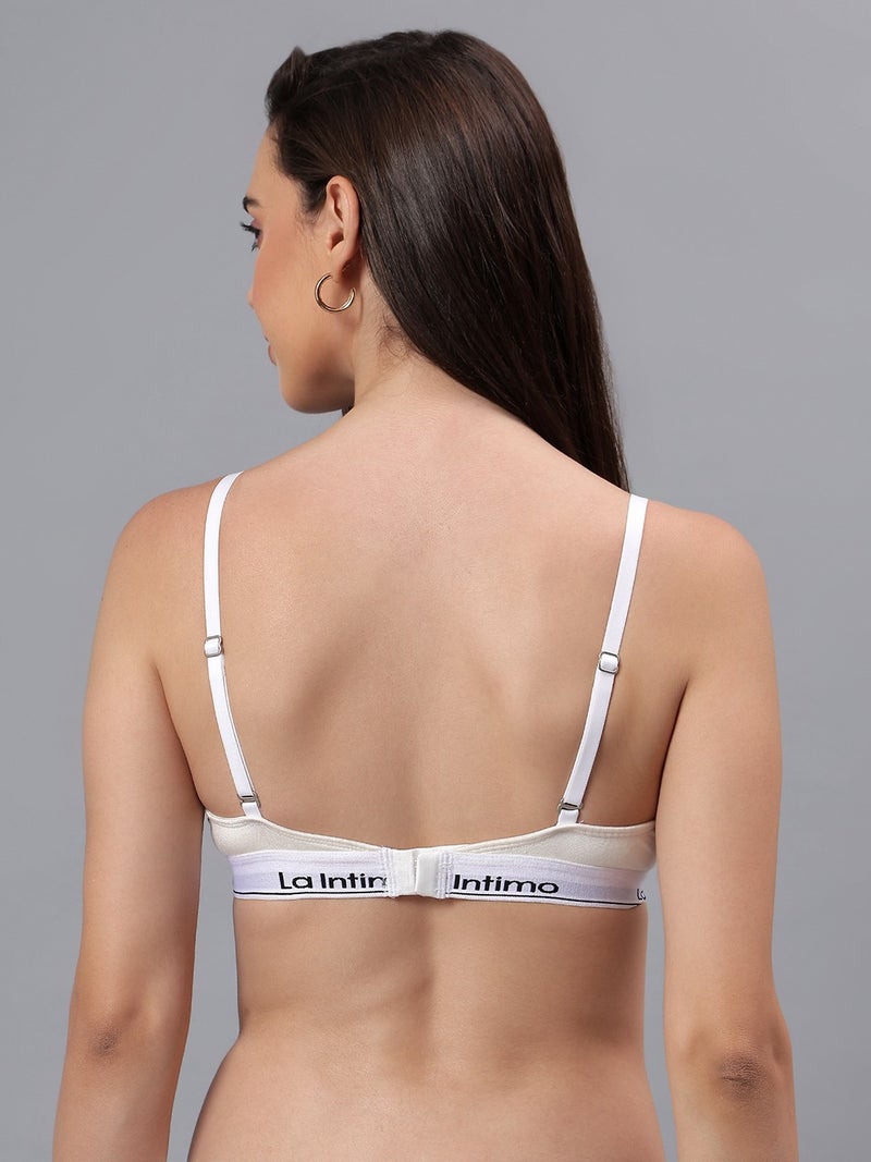 La Intimo Adjustable Straps Semi-Padded Bralette - Image 2