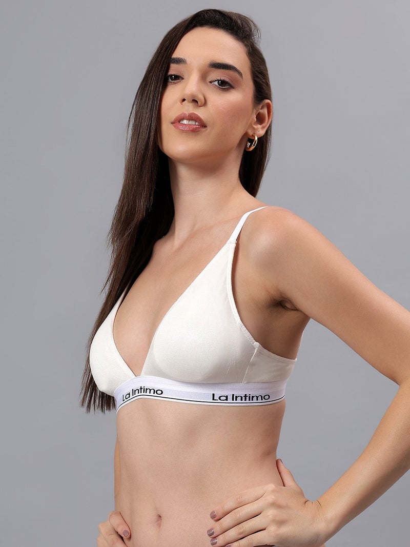 La Intimo Adjustable Straps Semi-Padded Bralette - Image 3