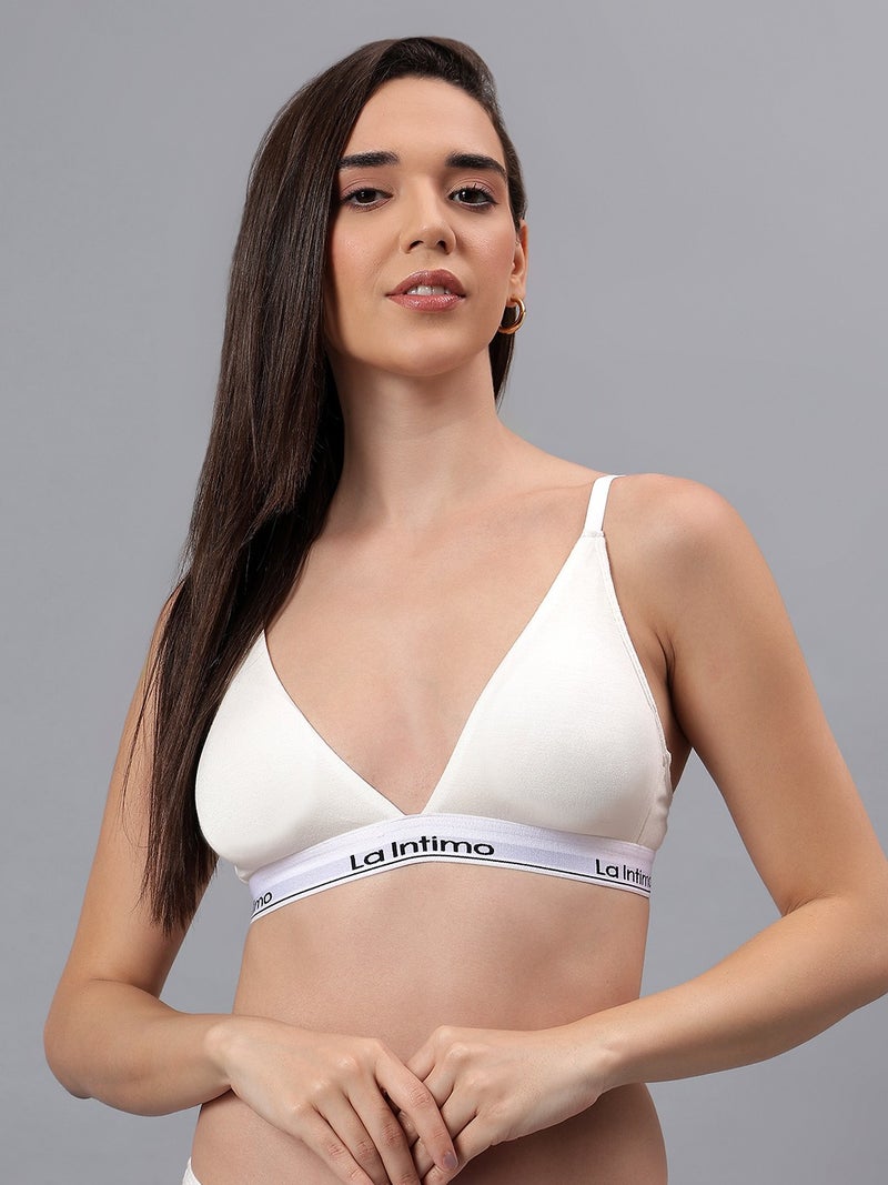 La Intimo Adjustable Straps Semi-Padded Bralette - Image 1