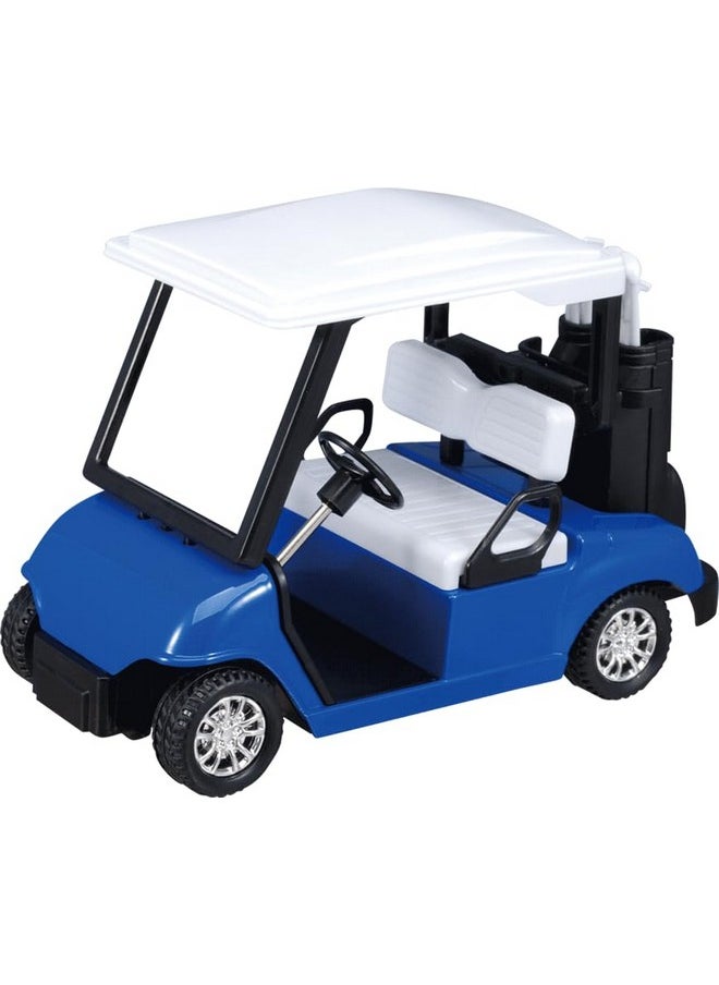 PowerTRC PowerTRC 6 Pcs Diecast Toy Golf Carts with Clubs, Mini Metal Alloy Die Cast Pullback Display Model Desk Decor Golf Cart Cake Decorations Topper (4.75 inches)  - Image 2
