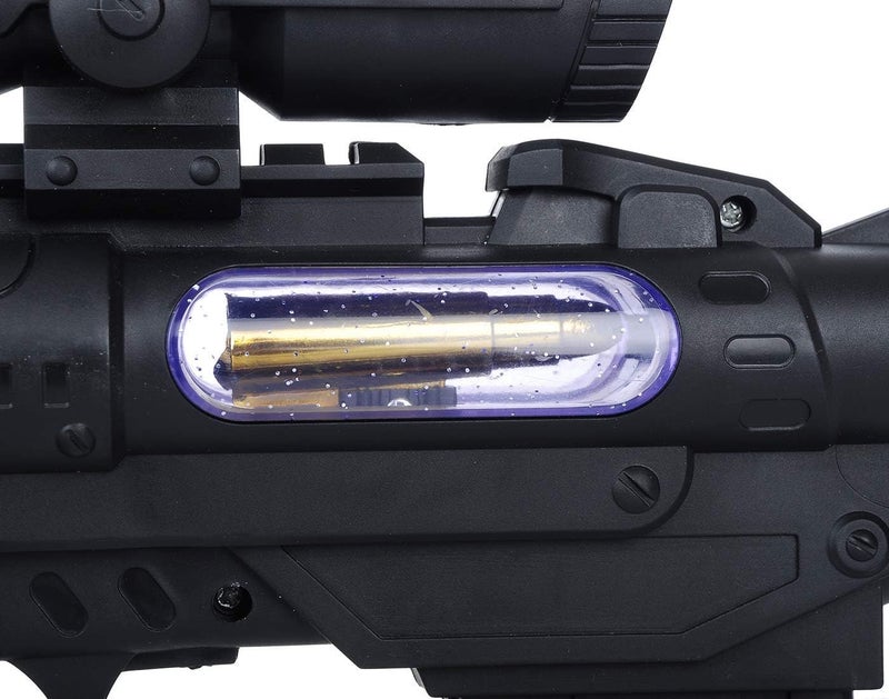 HOMOZE Double Barrel Toy Gun for Kids | M1887 Musical Electric Gun with Flashing Lights, Laser, Realistic Sound, Vibration & Moving Barrel | Battery Operated Rifle Toy for Boys Age 3+ (Color May Very) - Image 2