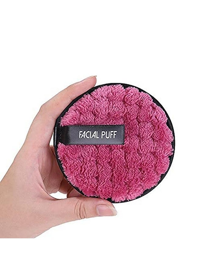 Pink Shimmer Reusable Double Sided Soft Makeup Removal Pad - Assorted Colour & Design - Image 1
