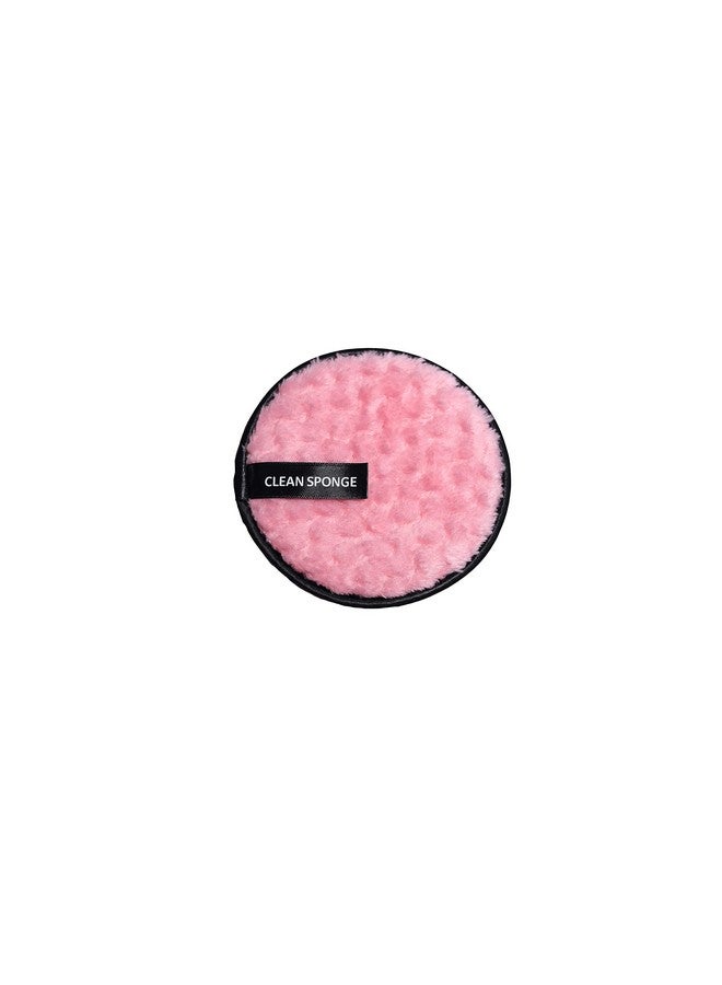 Pink Shimmer Reusable Double Sided Soft Makeup Removal Pad - Assorted Colour & Design - Image 3