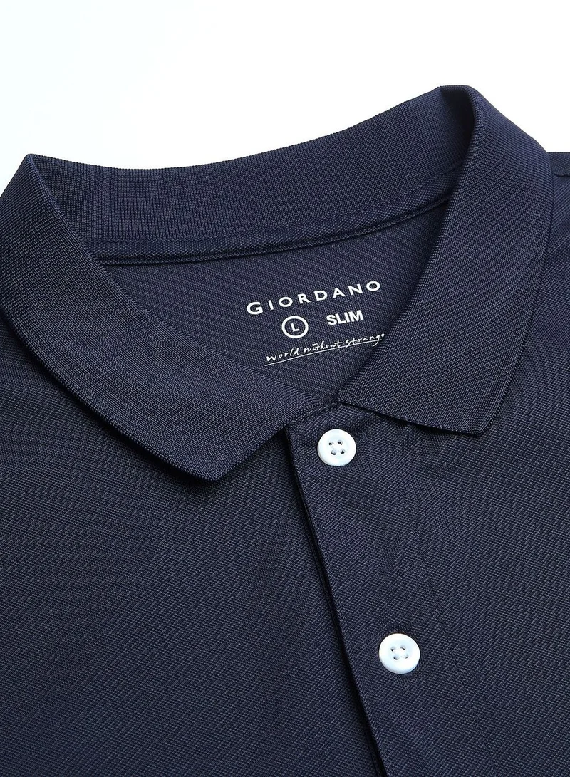 Giordano  Men Slim Stretch Silk Touch Polo Shirt for Men | Best Price UAE