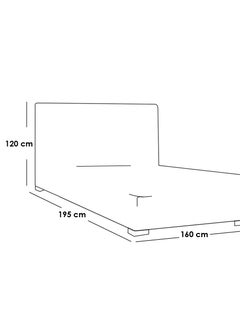 Malazhouse Button tufted bed Beige - 160cm  - Image 2