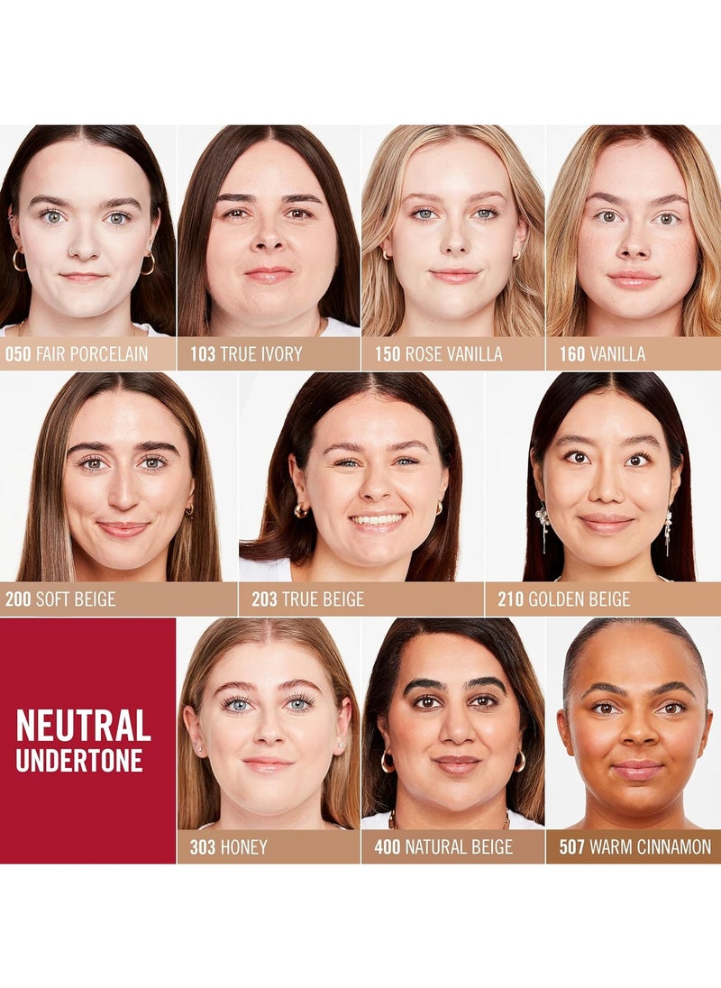 Lasting Finish Full Coverage Light Weight Foundation 302 - 30ml