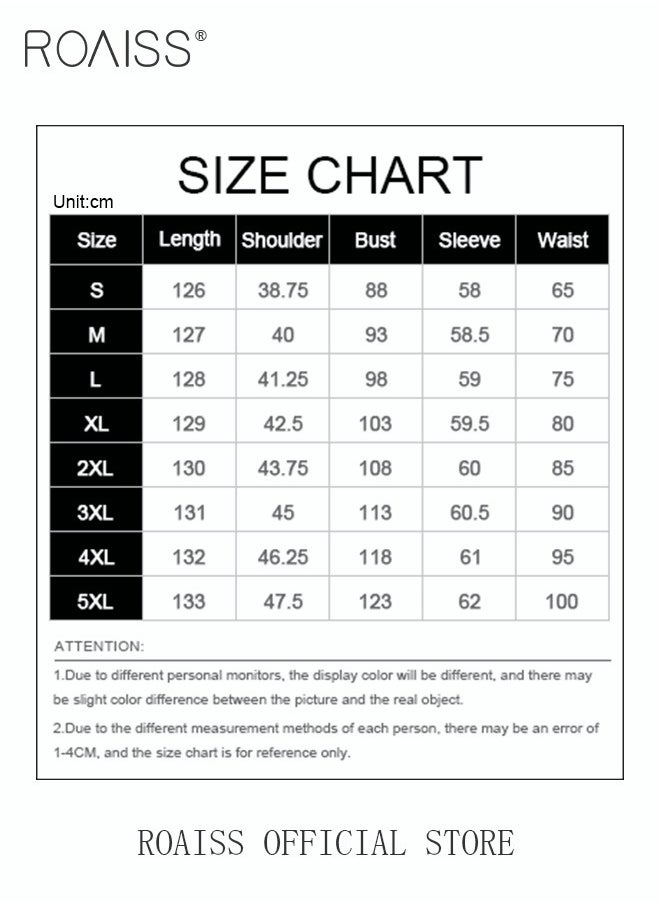 roaiss - Ladies Tunic Dress Solid Color Formal Elegant Asymmetrical Pleated Design High Waiste Dress Vintage V-Neck Lapel Long Suit Ankle Length Dress for Women Casual Ramadan Black - Image 1