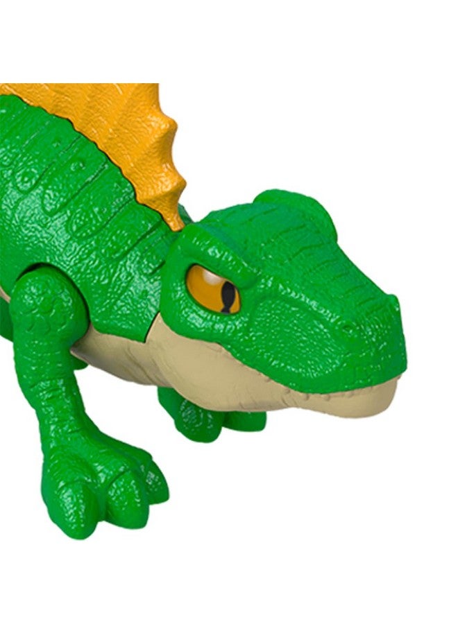 imaginext جزء بديل من إيميجينكست لمجموعة ألعاب فيشر-برايس عالم الديناصورات دومينيون - HMJ79 ~ تمثال ديناصور بيبي ديميتودون الأخضر والأصفر القابل للتشكيل - Image 3