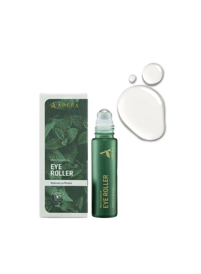 Abera Eye Roller Serum with Mint Essence, Vitamin C and Peptides - Energizing Serum for Dark Circles and Puffiness, Fine Lines Serum, 0.34 fl oz - Image 1