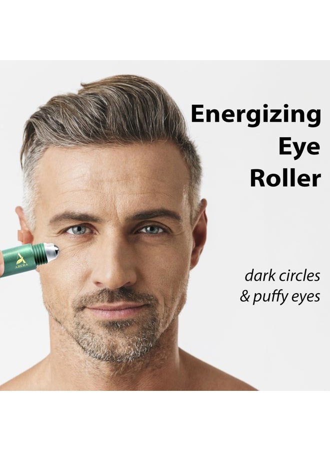 Abera Eye Roller Serum with Mint Essence, Vitamin C and Peptides - Energizing Serum for Dark Circles and Puffiness, Fine Lines Serum, 0.34 fl oz - Image 2