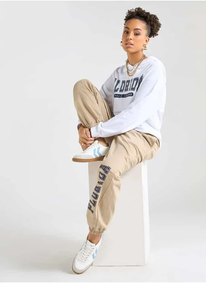 FAV Printed Long Sleeves Hoodie and Joggers Set